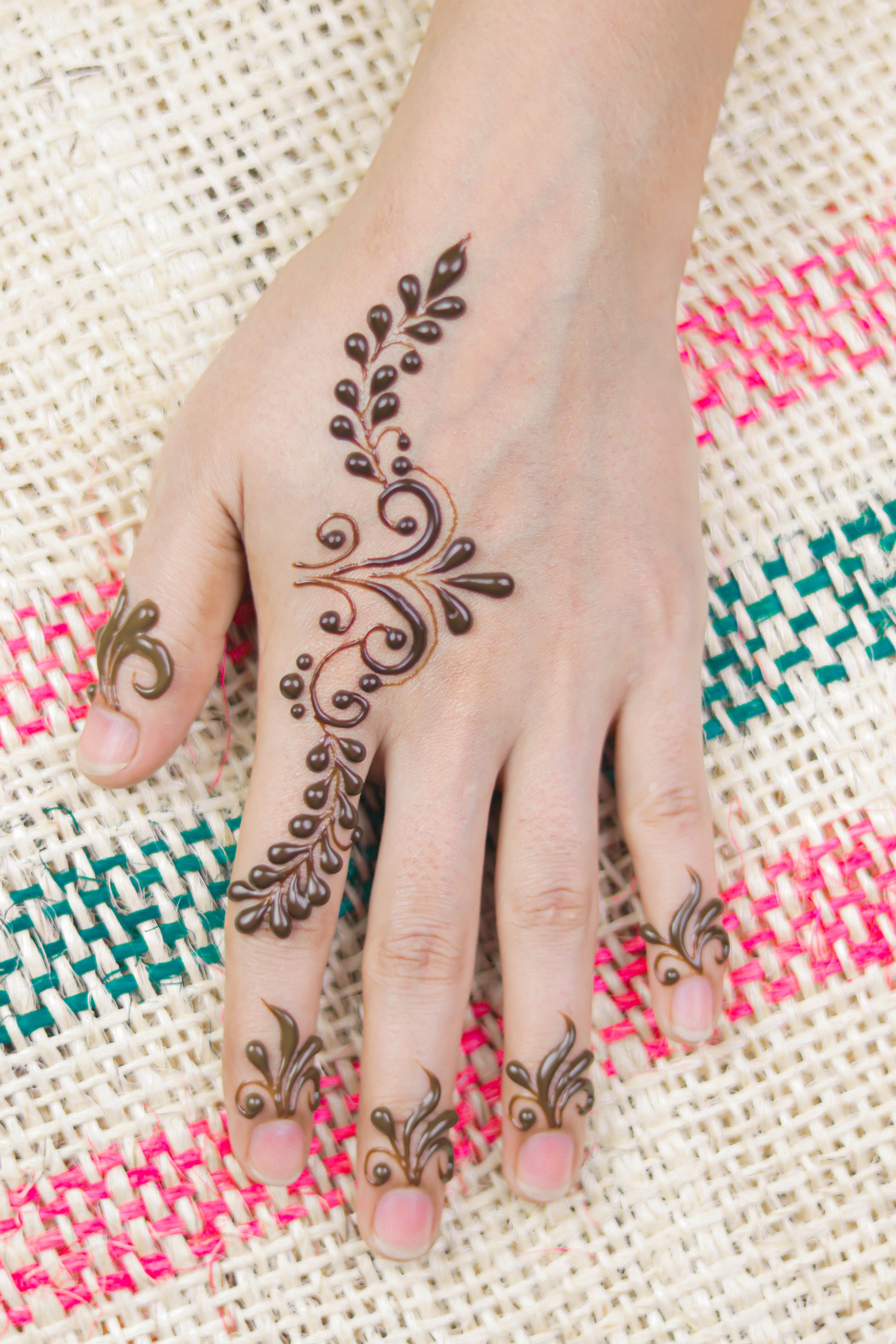 Finger Mehndi Designs