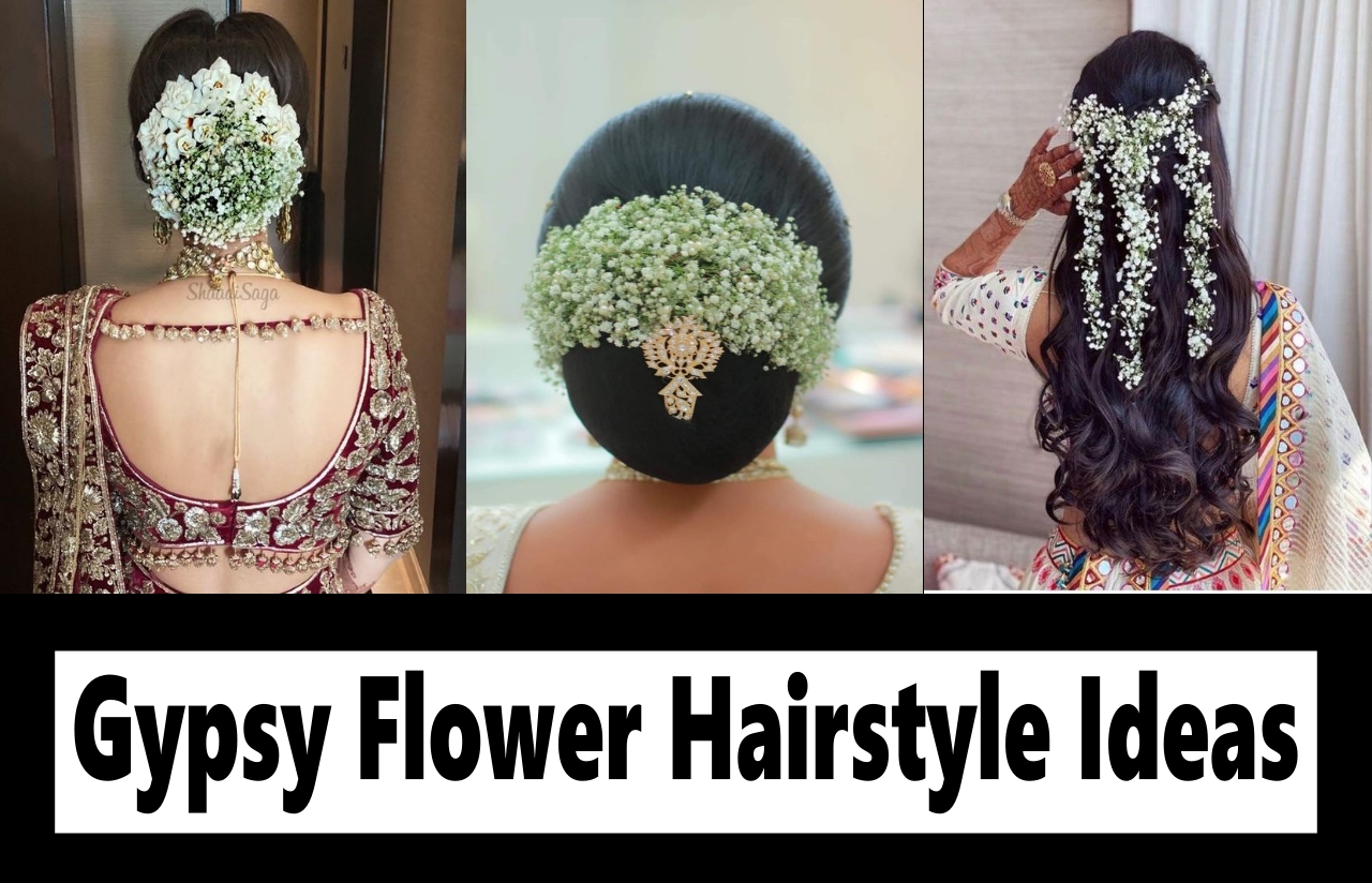 28 Colourful Floral Bun Hairstyles For Intimate Weddings That Are Fresh &  Elegant! | WeddingBazaar